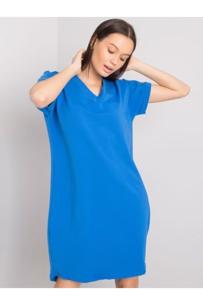 rue parıs Rochie Dama Mini, Rochie asimetrica, RUE PARIS, Albastru Eleganta O...