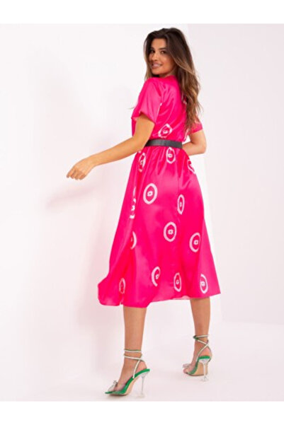 Italy Moda Γυναικείο Φόρεμα, ITALY MODA, Πολυεστέρας, Φόρεμα κλος, Σκούρο ροζ...