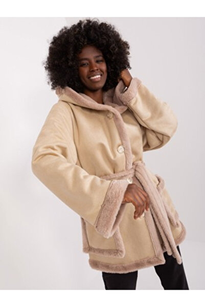 LAKERTA Jacheta Dama, LAKERTA, Bumbac, Maneca lunga, Bej, model LK-KR-509459.96P