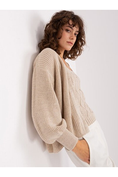 BADU Compleu Dama, BADU, Acril, Maneca lunga, Bej, model BA-KM8019.20