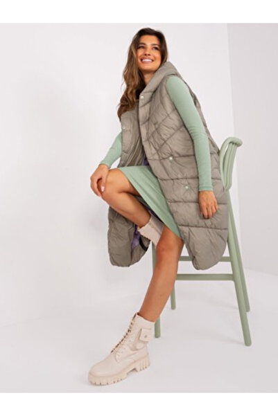 Sublevel Vesta Dama, Sublevel, Poliamida, Fara maneci, Khaki, model D50045X80...