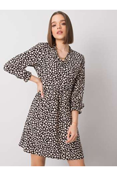 rue parıs Rochie Dama, RUE PARIS, Poliester, Rochie evazata, Bej, model WN-SK...