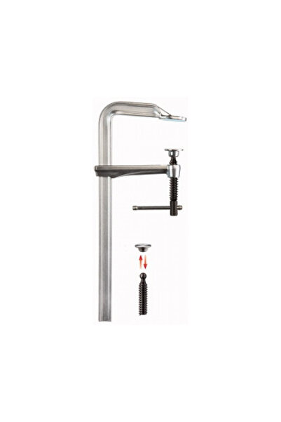 Bessey Clemă cu șurub din oțel pentru instalații sanitare 160/80MM GZ16