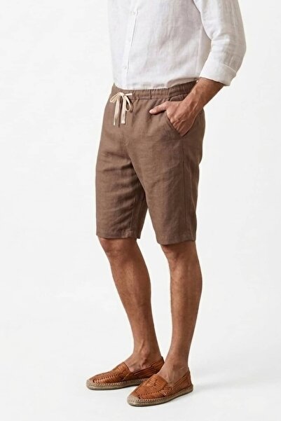 Cuckoo Cotton Men's Linen Shorts