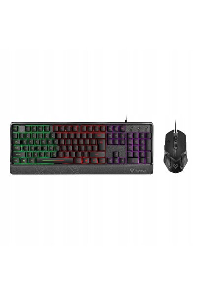 VERTUX Set Gaming Mouse Tastatură ORION 3200 DPI LED pentru Jocuri și Birou
