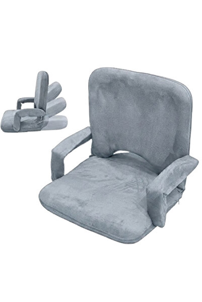Cady One Foldable Foam Padded Floor Chair with Adjustable High Back Ergonomic...