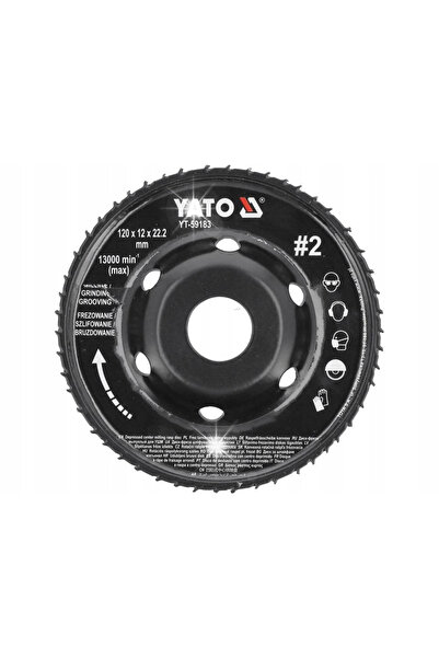 yato TARNIK FREZĂ CU DISC COMPLET CONVEX 120x12mm # 2