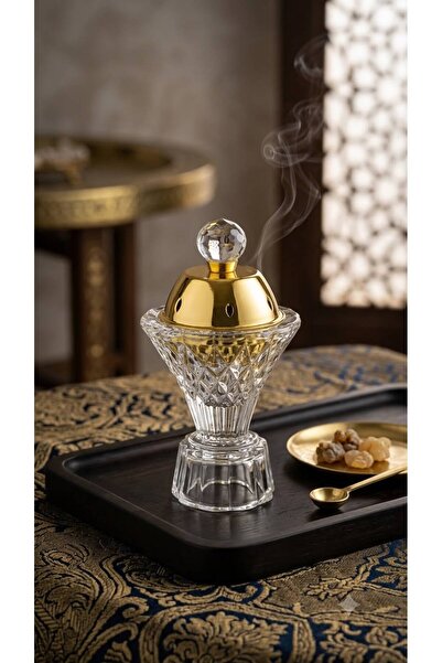 TOHFA Elegant Crystal Evaporative Incense Burners 3 Pieces