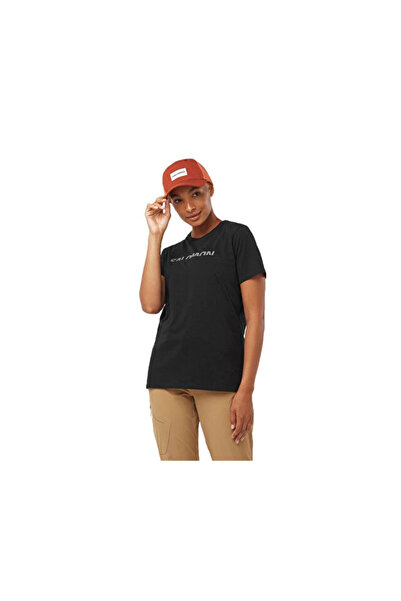 Salomon ESSENTIAL LOGO Γυναικείο Casual T-shirt LC2030300 Μαύρο