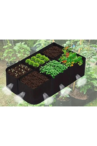 Azaris Ghiveci textil pentru plantare, sac de ghiveci 120x60x30, jardinieră bio
