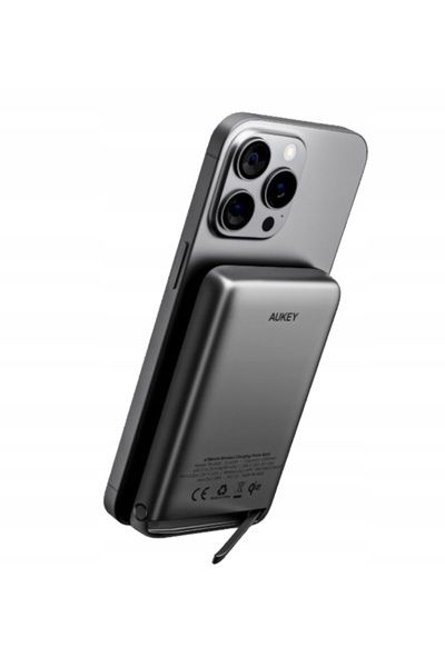 AUKEY Powerbank 10000mAh PB-MS06 MagSafe USB-C Qi Fără fir 30W