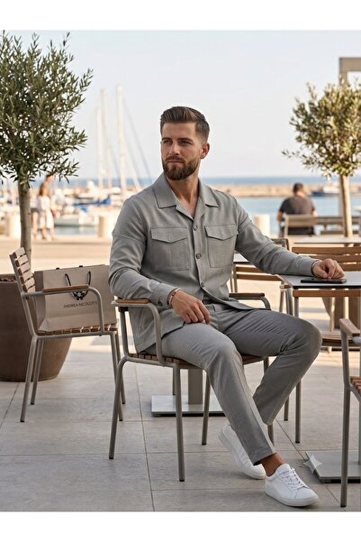 Andrea Nicolotti Men's 2-Piece Suit Jacket Pants