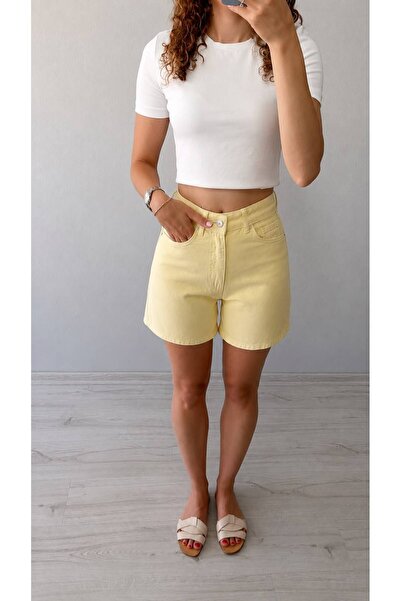 Niceboutique High Waist Denim Short Shorts