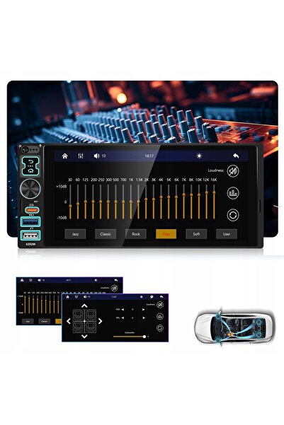 ALLNOEL RADIO AUTO 1 DIN USB TACTIL ANDROID AUTO CARPLAY MIRROR LINK USB