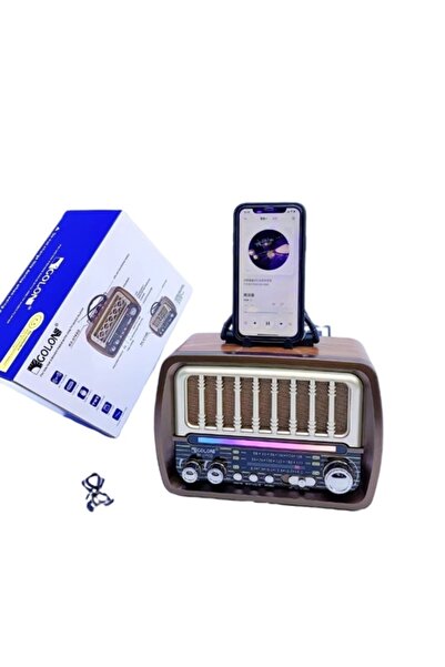 GOLON Radio Solar RX-730D Retro, Difuzor Bluetooth, USB, Reîncărcabil