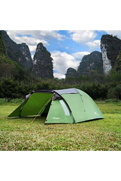 NILS CAMP NILS Cort de camping turistic pentru trei persoane, impermeabil + H...