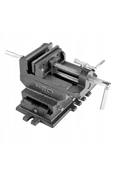 NEO Tools Suport de mașină cu prindere în cruce, cu două axe, 100 mm