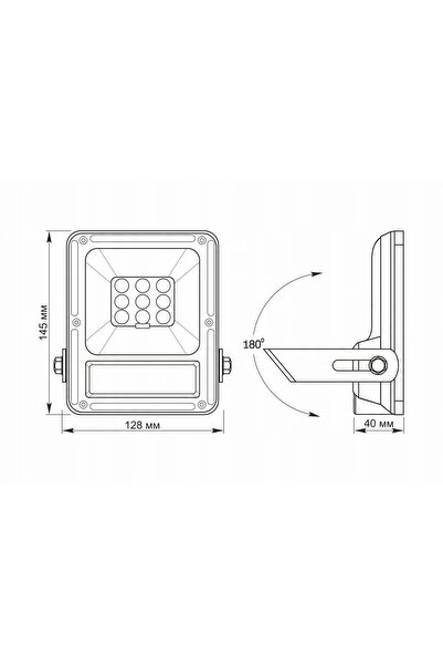 VİDEX Lampă halogen cu panou solar 20W, senzor de amurg, indicator luminos