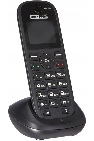 MAXCOM Telefon Comfort MM35D SE pentru seniori, bază USB-C