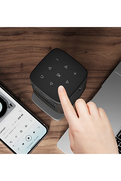 zenwire Mini Proiector DLP Portabil Full HD 4K WiFi Android USB-C Baterie