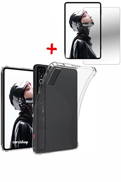 corcishop ZTE Nubia Redmagic Astra 9.06 İnç Uyumlu Tablet Antishock Silikon K...