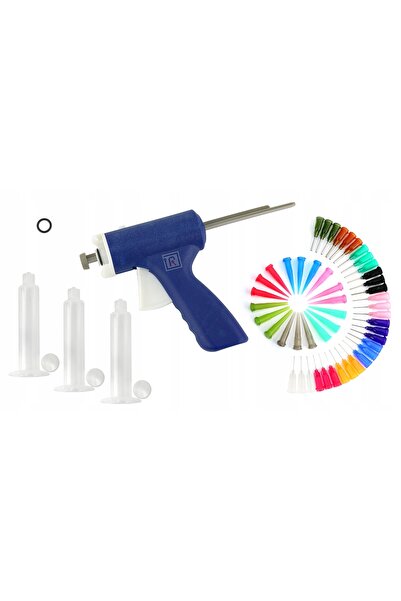 NO BRAND Pistol dozator pentru adeziv, pastă, flux, solvent, set 52 în 1