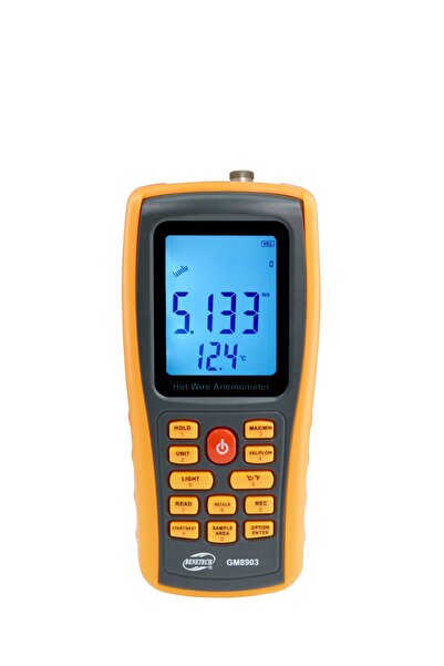 Benetech ANEMOMETRU CU FIR ÎNCĂLZIT TERMOANEMOMETRU SONDĂ USB PENTRU MĂSURARE...