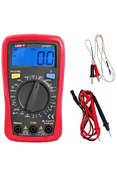 unı-t Multimetru digital profesional LCD pentru curent și tensiune UT33C+