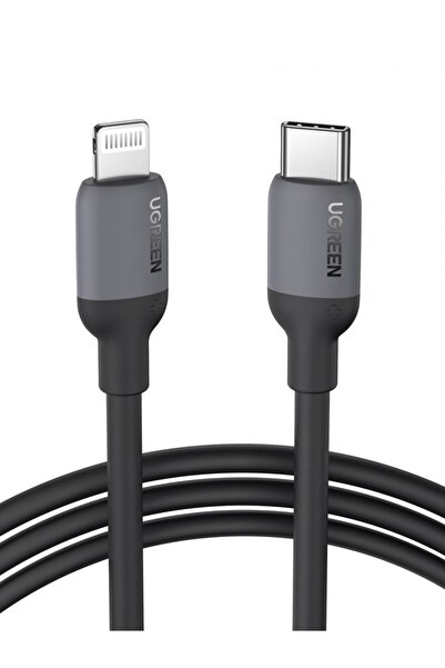 Ugreen Cablu USB-C la Lightning US387, 1M (Negru)