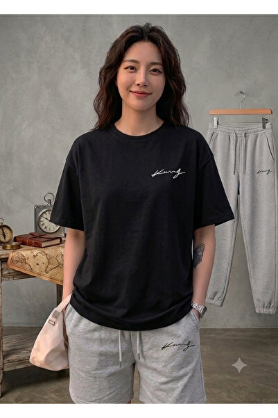 CLOTHES33 T-Shirt, Sweatpants, Shorts 3-Piece Combination, Thin Summerwear, S...