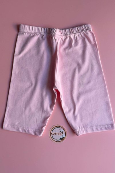 VicTroy Girl Child |   4-Piece Cotton Above-Knee Breathable Natural Fabric Children's Leggings-Shorts