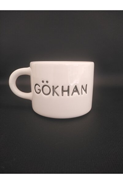 Zümrüdüanka Seramik Handmade Ceramic Mug Personalized with Men's Names
