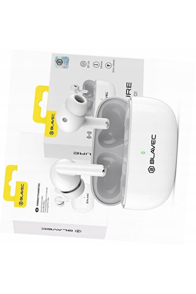 Blavec Căști wireless BW-01 albe Bluetooth pentru iPhone 12 Mini