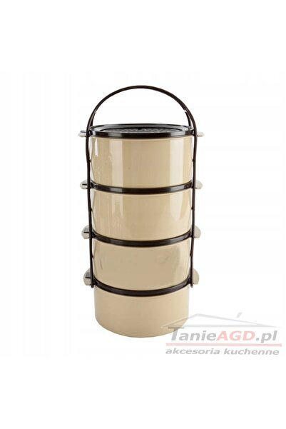 Orion Caserolă termică din plastic cu 4 compartimente, 4x1.5 L
