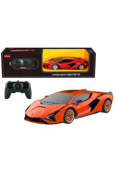 Rastar Group Mașină Lamborghini Sian Rastar Telecomandată RC Portocalie 1:24