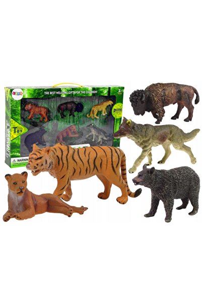 LeanToys Set de figurine animale africane Tigru