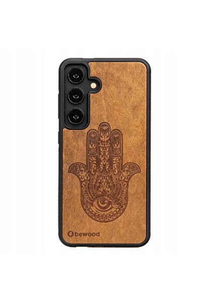 BewooDesign Husă din lemn Bewood pentru Samsung Galaxy S25 HAMSA IMBUIA