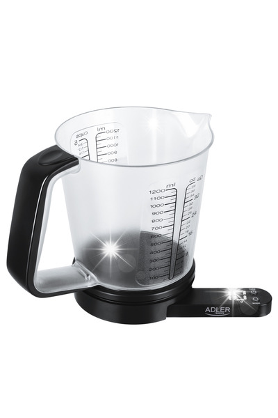 adler Cântar electronic de bucătărie 5kg cu cupă de 1200ml LED