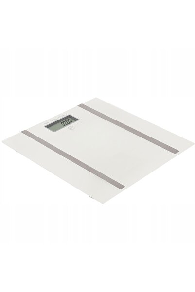 adler Cântar electronic de baie de 150 kg, cântar analitic din sticlă.