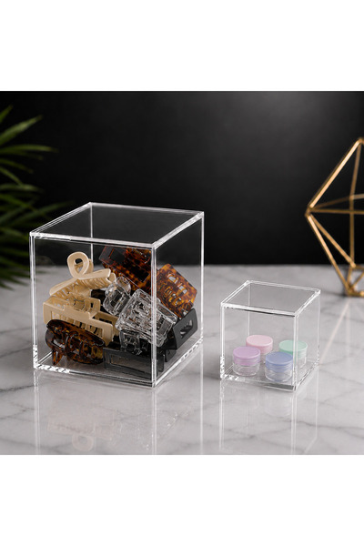 OSEA REKLAM&ORGANİZASYON 5mm Şeffaf Pleksi Akrilik Kutu 15x15 cm