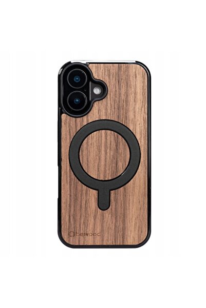 BewooDesign Husă din lemn Bewood pentru iPhone 17, Nucă americană, cu MagSafe