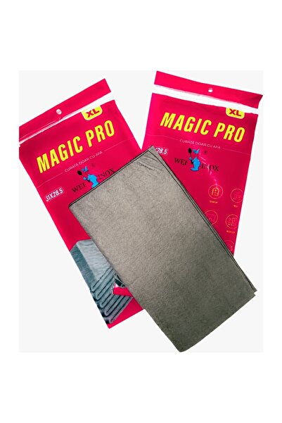 wei inox Lavetă din microfibră Magic Pro XL – Curățare cu doar apă – Set de 3...