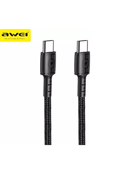 AWEI Καλώδιο Type-C σε Type-C 30W 1μ CL-71T για Γρήγορη Φόρτιση και Δεδομένα