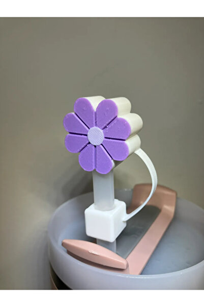 DU&ER Figured Straw Ornament Cup Straw Accessory