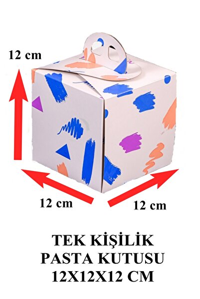 BENS Pasta Kutusu Tek Kişilik 12x12x12 cm Ebat 1 Adet Gelecek