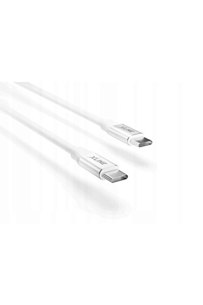 NO BRAND Cablu USB Tip-C - USB Tip-C XLINE 100W 3m Alb
