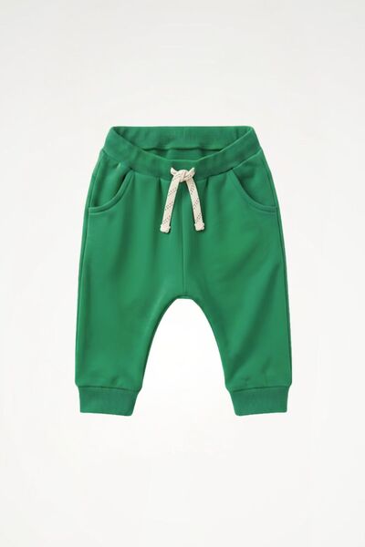 Newteam Oeko-Tex Certified 100% Cotton Solid Color Lace-Up Pocket Unisex Baby...