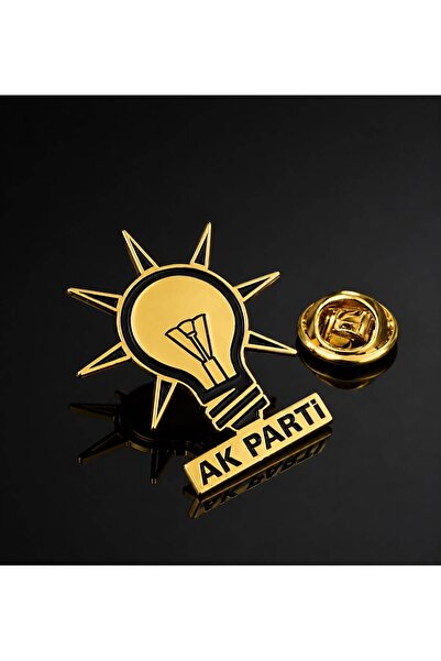Kuyumcudan AKP Altın Kaplama Yaka Rozeti
