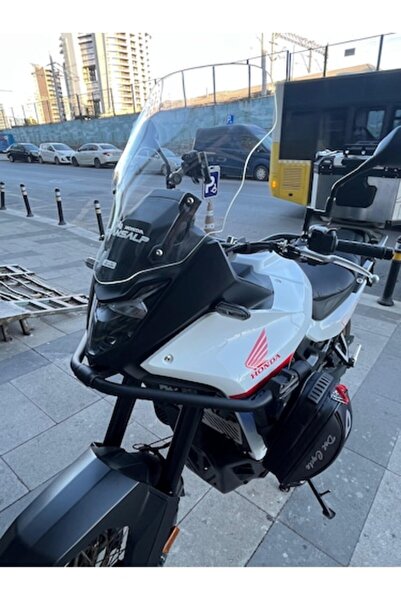ZEUS MOTOR 23-24 Honda Transalp Xl750 Şeffaf Ön Cam Zeus 51cm Motosiklet Camı