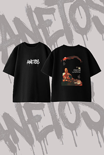 Anetos Ariana Grande Eternal Sunshine_1 Design Back Printed Cotton Black Over...